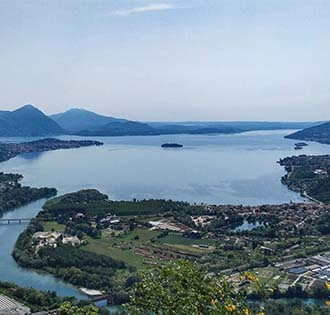 Auf dem Gipfel von Montorfano - itinerarium