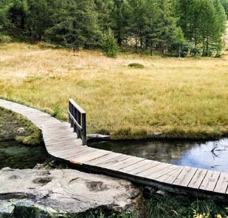 Lago delle Streghe o Lago Azzurro - itinerarium