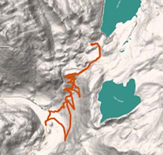 Maria-Luisa-Hütte - itinerarium