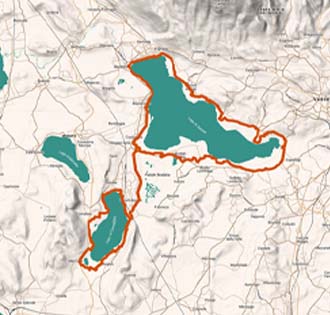 Varese lake and Comabbio lake - itinerarium