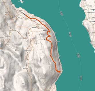 From Stresa to Belgirate - itinerarium