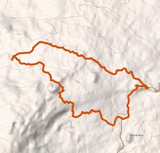 Etna's north face - itinerarium