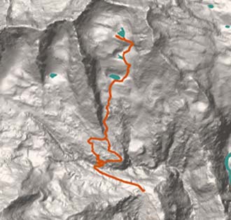 Laghi del Paione - itinerarium