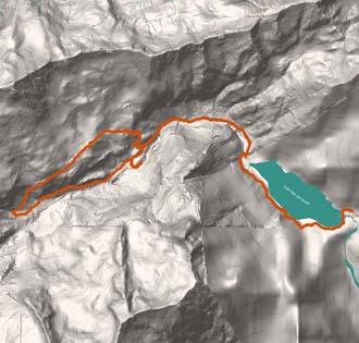 Andolla-Hütte und Alpe Camasco - itinerarium