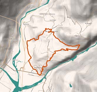 Montecrestese and its districts (lower ring) - itinerarium