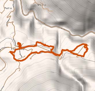 Trontano e la via dei mulini (anello corto) - itinerarium