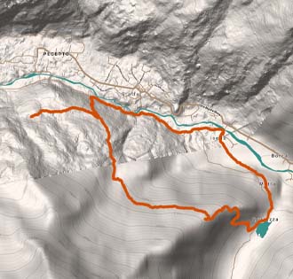 Dal lago delle Fate al lago Secco - Siewii - itinerarium