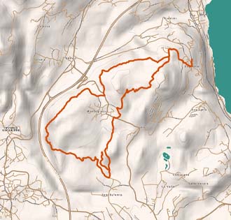 The large ring from Dagnente to Montrigiasco - itinerarium