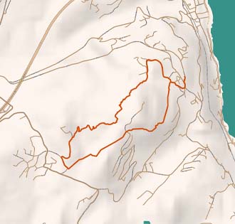 The glacial erratic of Dagnente - itinerarium