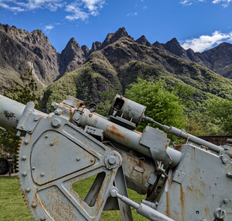 The trenches of Cadorna Line and the Forte di Bara - itinerarium