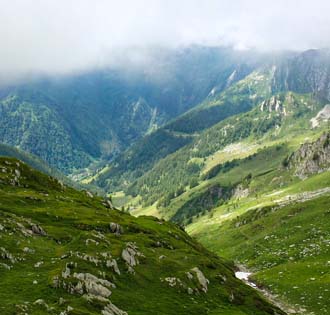 Colle d'Egua from Santa Maria di Fobello - itinerarium