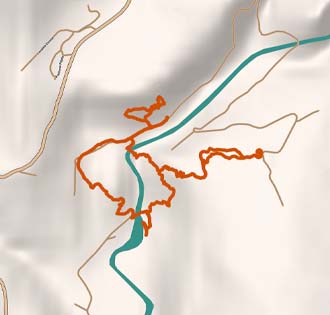 Von den Uriezzo Schluchten bis zum Dorf Crego - itinerarium