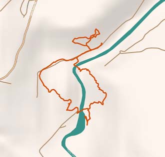 Uriezzo-Schluchten - riesigen Gletschertöpfe - itinerarium