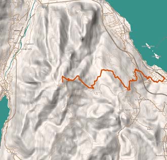 From Stresa to Mottarone's peak - itinerarium