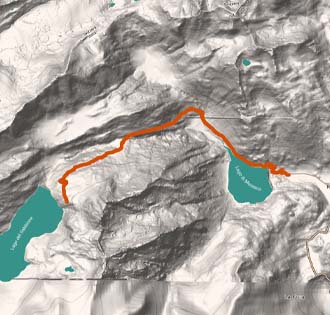 Somma Lombardo mountain hut - itinerarium