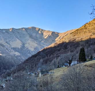 From Scareno to Alpe Piaggia - itinerarium