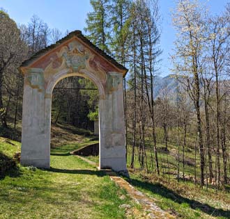 Von Bannio nach Anzino entlang Olocchia - itinerarium