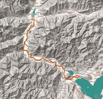 Ciclabile del Toce da Fondotoce a Domodossola - itinerarium