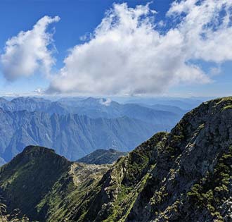 Monte Massone and Eyehorn from Ornavasso - itinerarium