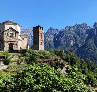 Die Festung Bara von Ornavasso - itinerarium