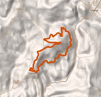 The three mountains of Monte Falò - itinerarium