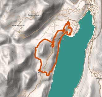 Da Bagnella a Nonio e il panorama sul lago D'Orta - itinerarium