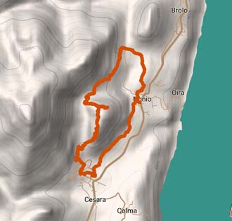 The cross of Cesara and the cross of Nonio - itinerarium