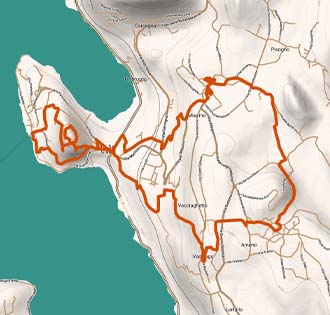 Carlo Nigra trail - itinerarium