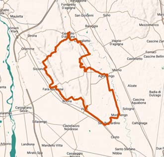 Zwischen Schlössern, Weinbergen und Reisfeldern - itinerarium