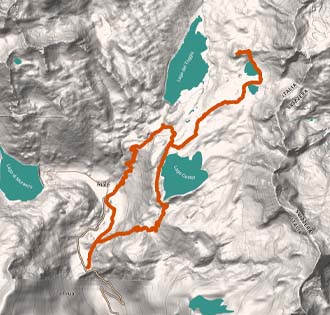 La Rupe del Gesso dalla Cascata del Toce - itinerarium