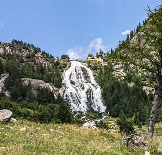 The Toce Waterfall from Valdo - itinerarium