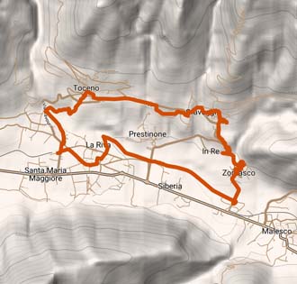 Santa Maria Maggiore, Craveggia e Toceno - itinerarium